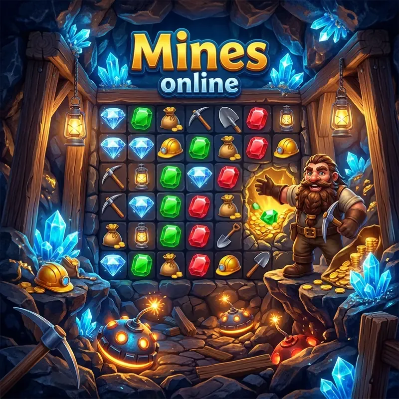 Mines online - jak grać demo