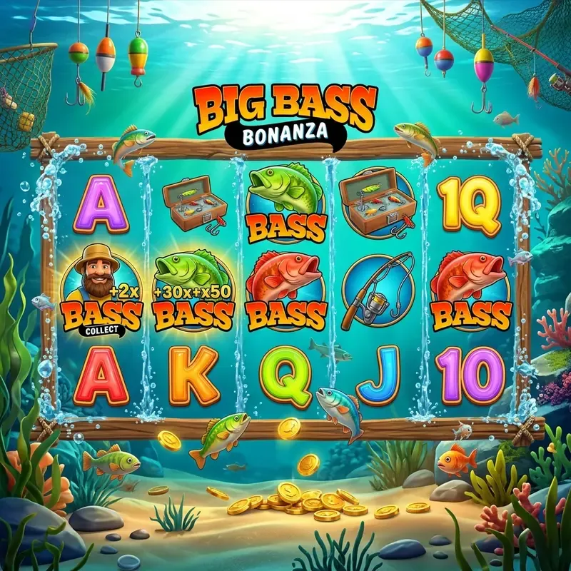 Big Bass Bonanza - demo, gra